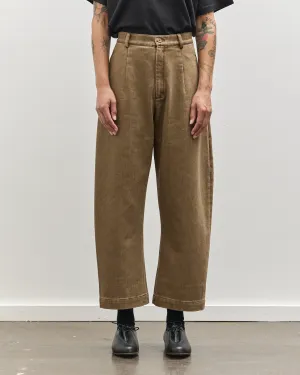7115 Sand-Washed Curve Legged Trouser, Washed Walnut