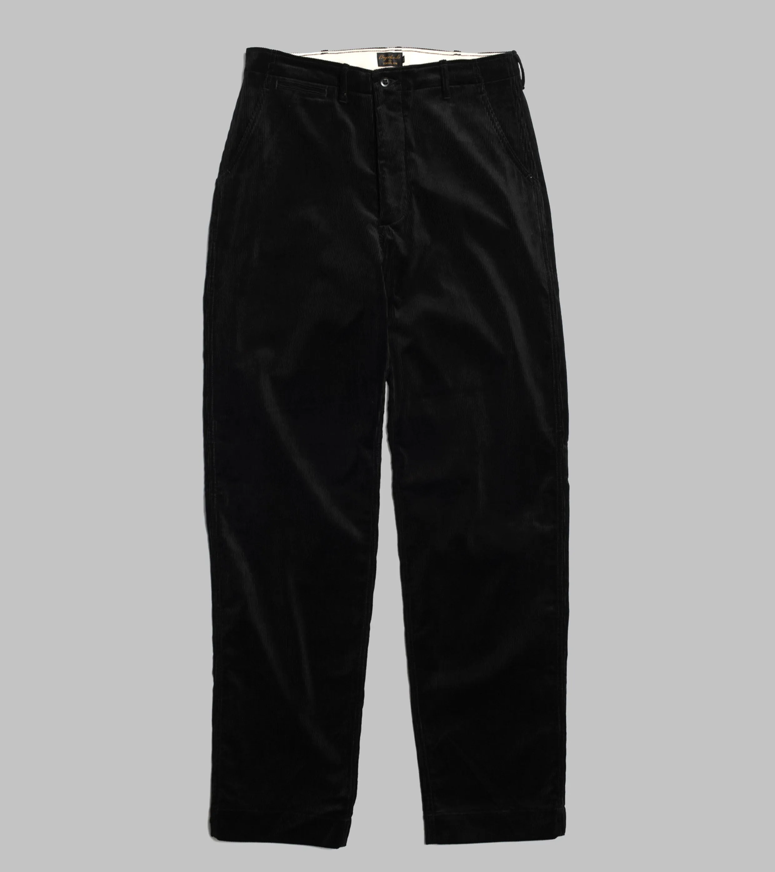 Army Chinos Corduroy Black
