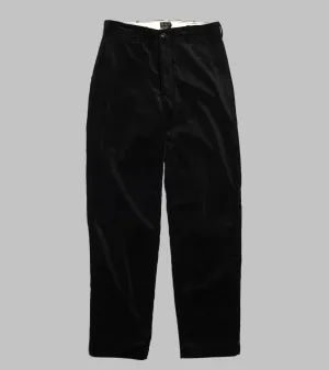 Army Chinos Corduroy Black