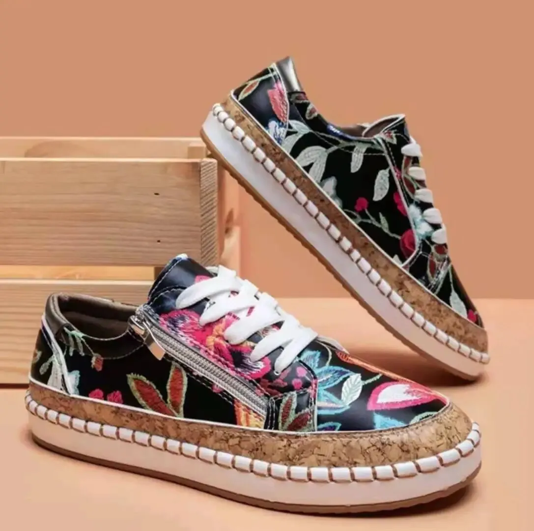 Avery - Stylish Botanical Shoes