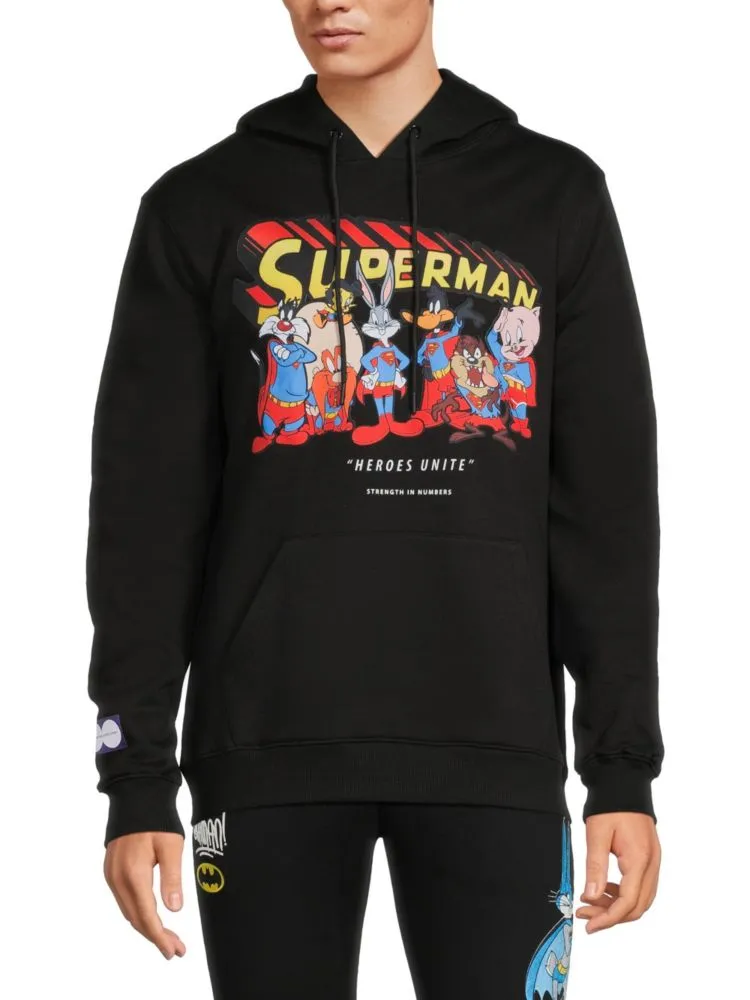 Freeze Max Graphic Drawstring Sweatshirt, Black