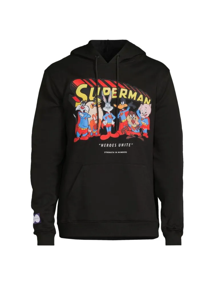 Freeze Max Graphic Drawstring Sweatshirt, Black