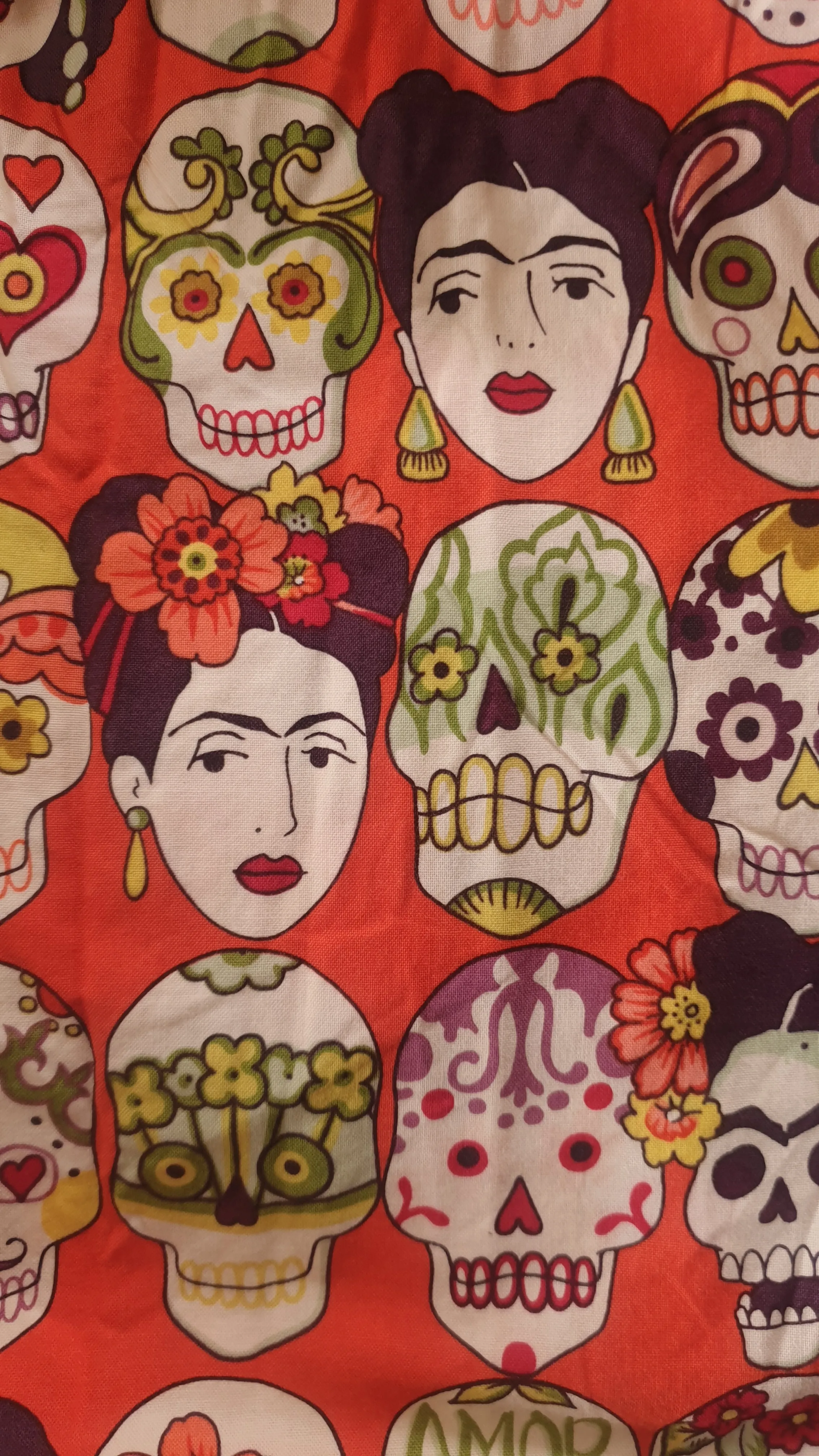 Frida Kahlo Art Vintage Skater Skirt (Medium)