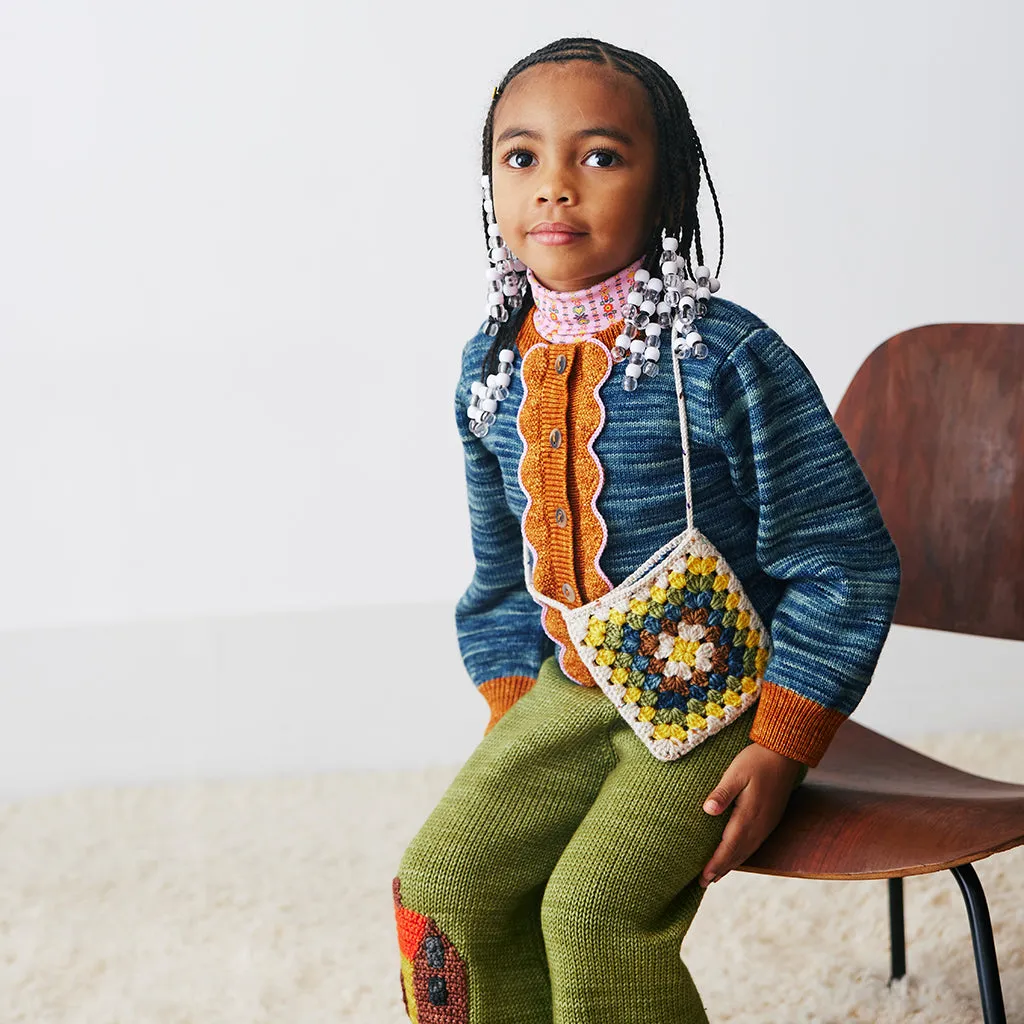 Misha & Puff Child Meadow Wide Leg Pants Sprig Green