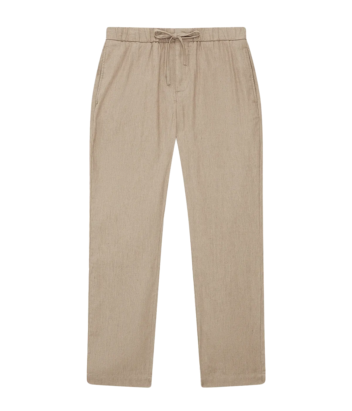 Oscar Linen Chinos in Truffle