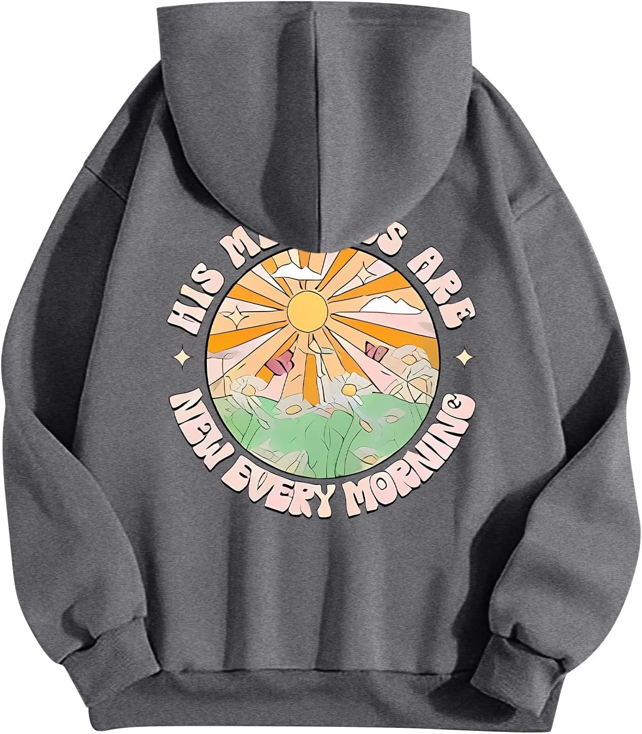 Oversized Hoodies for Women Plus Size Casual Graphic Sweatshirts Y2K Teen Girl Cute Pullover Top Trendy Fall Clothes