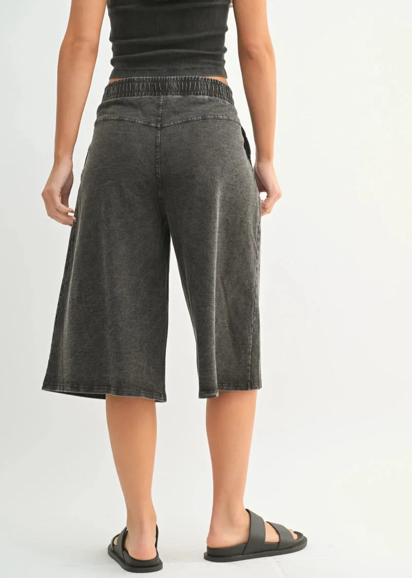 Parker Pleated Culotte Pants