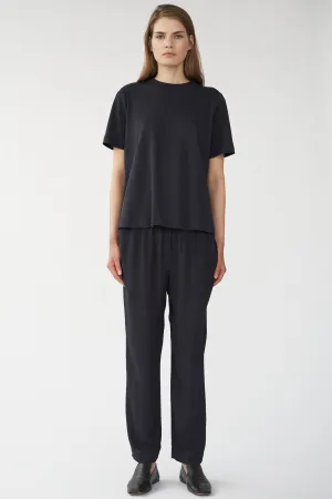 PY PANTS - NAVY - SILK GEORGETTE