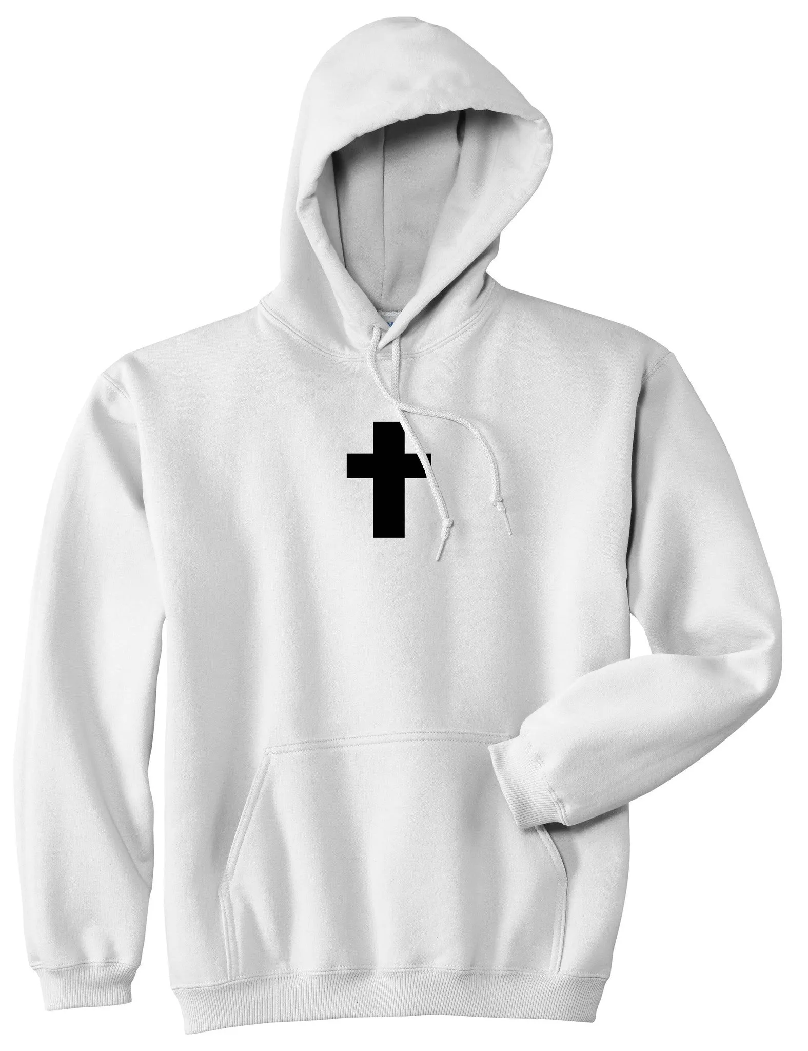 Small Cross Pullover Hoodie