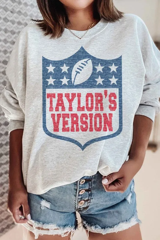 Taylors Version Football Sweatshirt *Online Only*